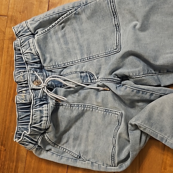 American Eagle Denim Drawstring Pants - Picture 5 of 5
